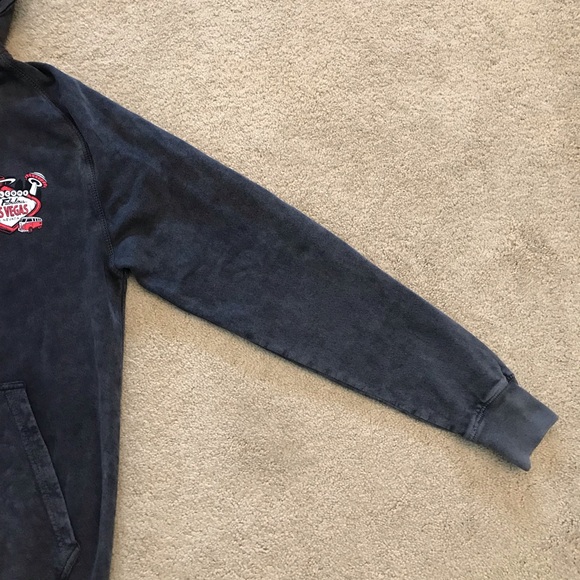 Planet Thirteen Las Vegas Alien Hoodie Sweatshirt Adult Size Small Faded Black - Picture 9 of 11